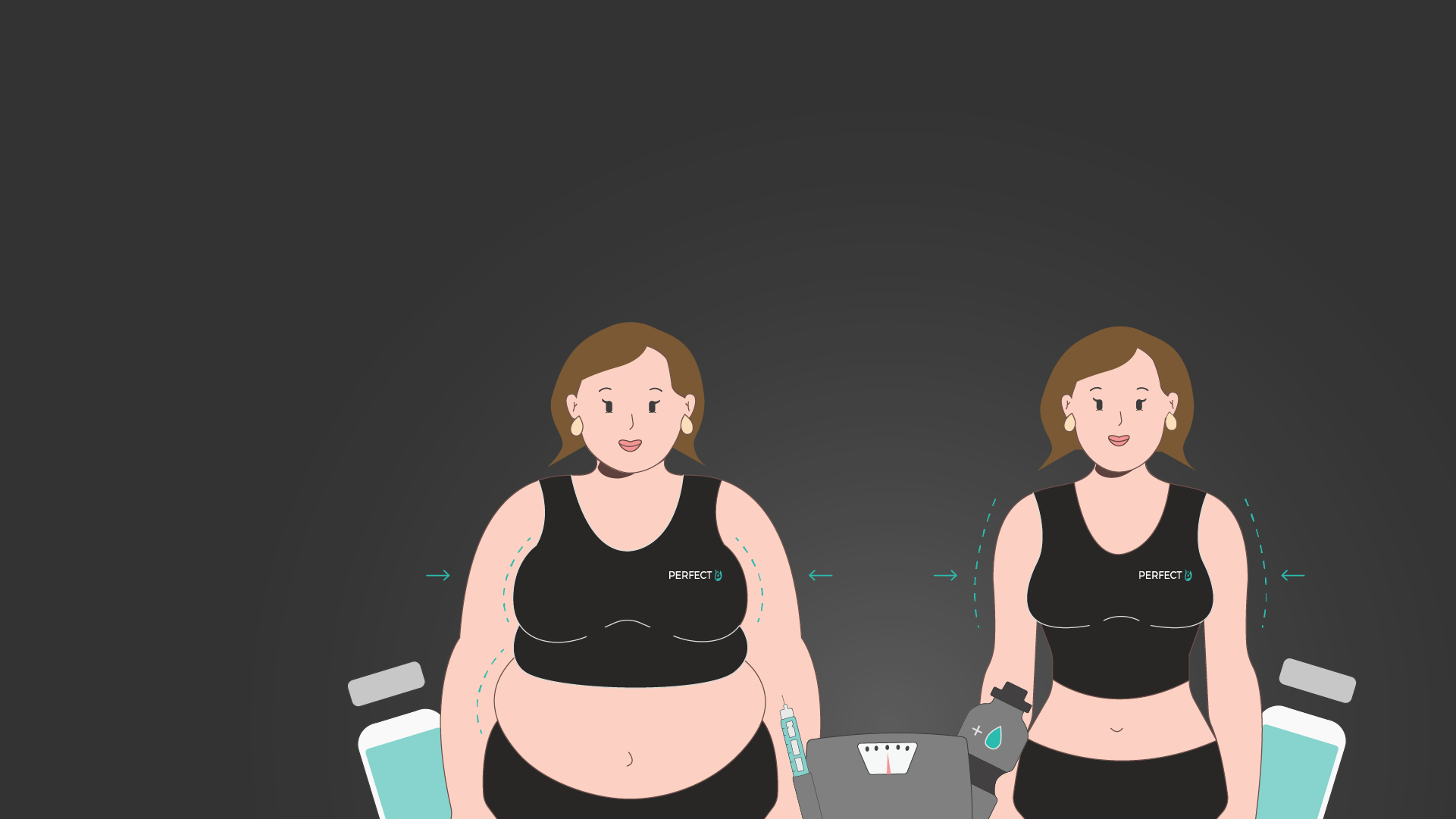 Perfect B - Weight Loss Treatment - Ilustration Featured Image
